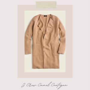 J Crew Camel Coatigan